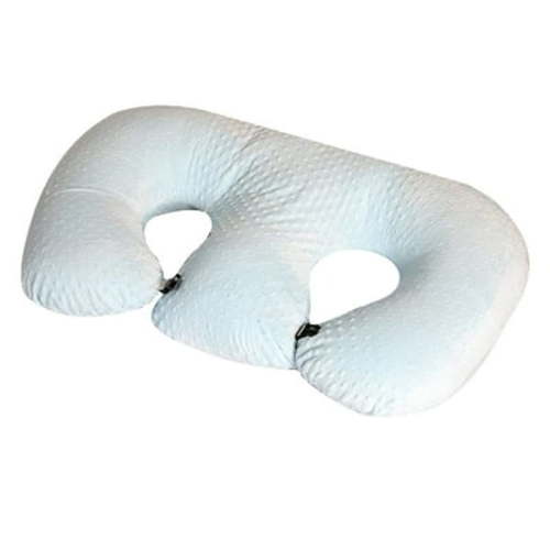 Twin # Z Pillow The 6 uses in 1 Twin Pillow ! Grey for 0-6 Y ( Blue)