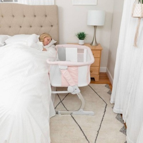 Beside Me Dreamer Bassinet & Bedside Sleeper, Color: Peony Pink