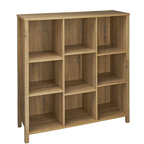 ClosetMaid 16056 Premium Adjustable 9-Cube Organizer, Weathered Oak