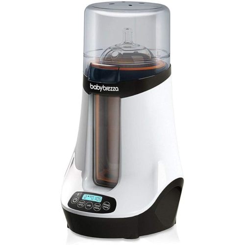 Baby Brezza Safe & Smart, Electric Baby Bottle Warmer and Baby Food Warmer – Universal Fit - Glass, Plastic, Small, Large, Newborn Feeding Bottles - Wireless Bluetooth Control - Digital Display
