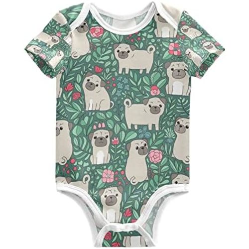 vvfelixl Dachshund Dog Baby Clothes for Boy Girl,Baby One-Piece Bodysuit for 0-24 Months,Short Sleeve