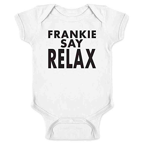 Pop Threads Frankie Say Relax Classic 80s Retro Vintage Baby Toddler Kids Girl Boy T-Shirt