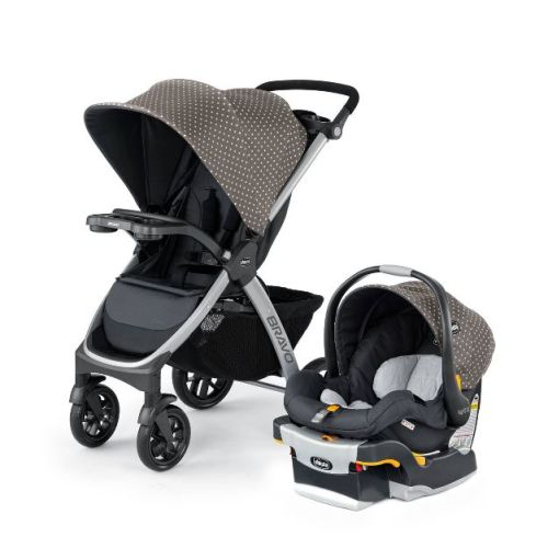Chicco Bravo 3-in-1 Quick-fold Trio Travel System - Parker