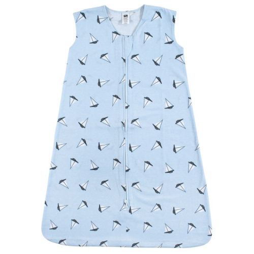 Hudson Baby Infant Boys Cotton Sleeveless Wearable Sleeping Bag, Sack, Blanket, Sailboats