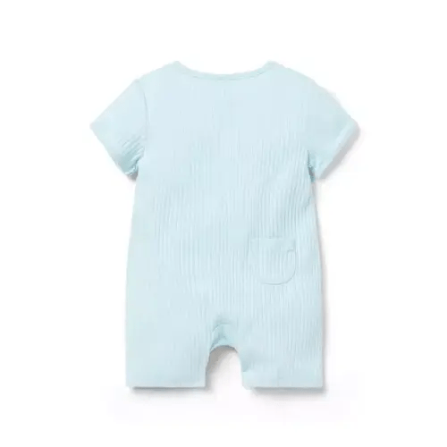 Baby Ribbed Wrap Romper