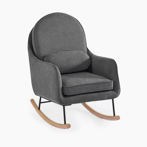Delta Children Ella Rocker - Stone Grey/Black