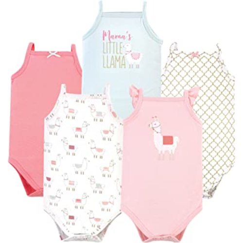 Hudson Baby Unisex Baby Cotton Sleeveless Bodysuits
