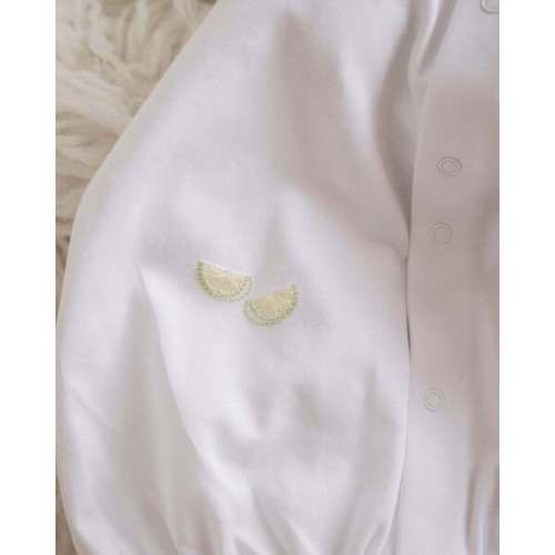 Crawfish Pima Convertible Gown, White - Cuclie | Maisonette