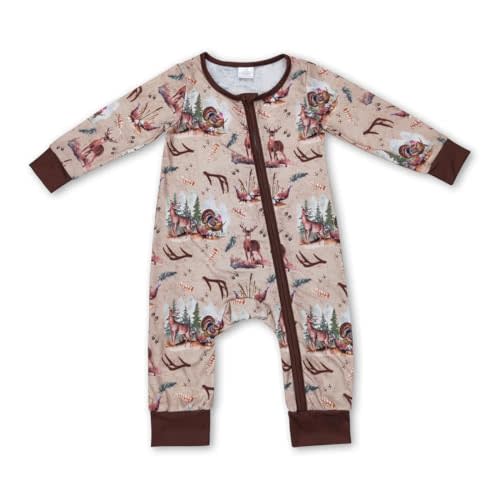 Yawoo Haan Infant Baby Newborn Zippy Sleeper Romper