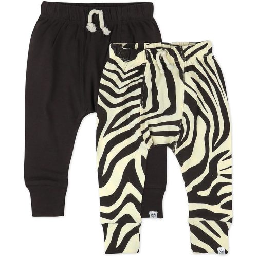 HonestBaby Multipack Honest Pants Joggers Pull on 100% Organic Cotton for Infant Baby and Toddler, Boys, Girls, Unisex