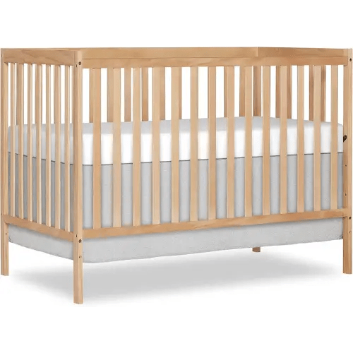 Dream On Me Synergy 5 in 1 Convertible Crib in Barnwood Natural, Greenguard Gold and BSA Certified, Converts from A Baby Crib to A Toddler Bed, A Daybed and Full-Size Bed