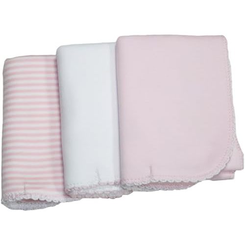 Kissy Kissy Baby Sets Striped Three Pack Of Burp Pads