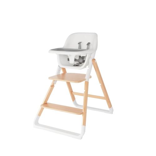 Ergobaby Evolve Baby Essentials Portable High Chair, Natural Wood