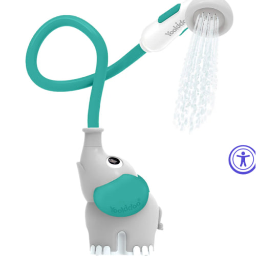 Elephant Baby Bath Shower Head | Yookidoo Newborn Toys in Tub Or Sink