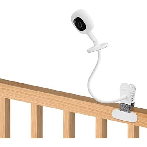 Baby Monitor Mount Compatible with Nanit Pro Smart Baby Monitor & Flex Stand ,Also for Cameras with 1/4 Screw Mount Flexible Long Gooseneck ArmBaby Camera Holder Stand Without Tools