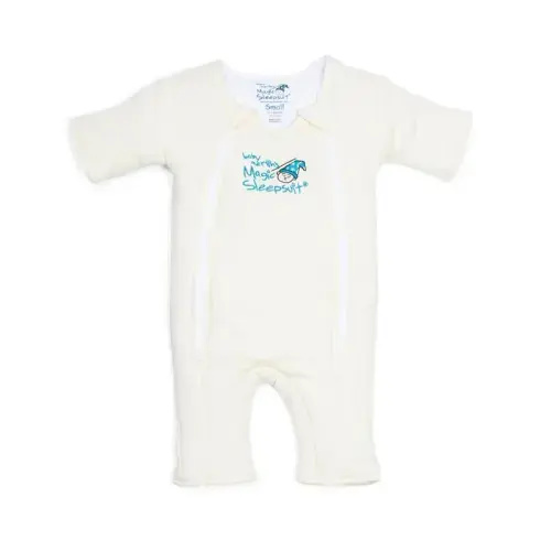 Sleepsuit (Cream; Small) | Baby Merlin – Magic Sleepsuit® Cotton