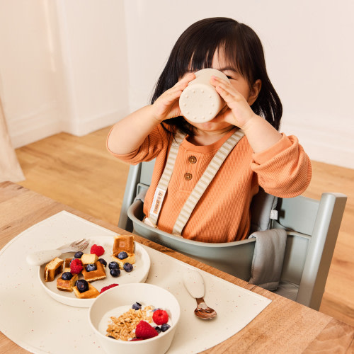 AEIOU Toddler Tableware Gift Set - Oat