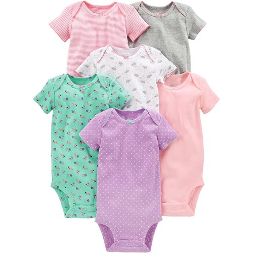 3-6 Months Onesies: Girl Layette