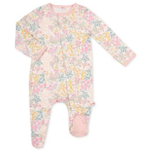 Baby Girls Magnetic Footed Coverall