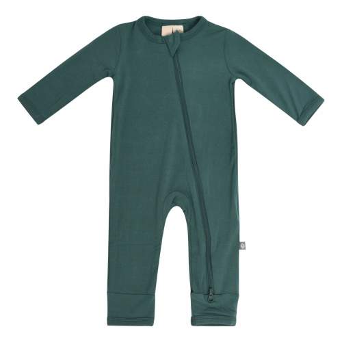 Zippered Romper in Emerald