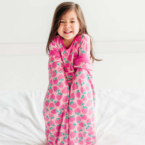 Sweet Strawberries Large Cloud Blanket®