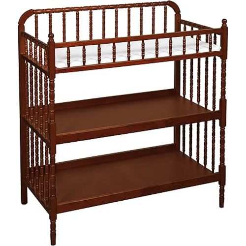 DaVinci Jenny Lind Changing Table with Pad in Rich Cherry