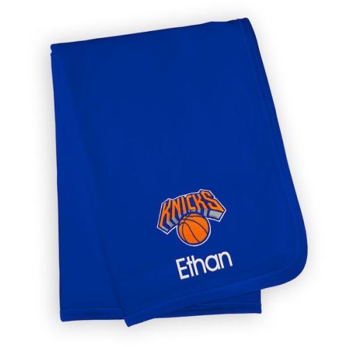 Infant New York Knicks Royal Personalized Blanket