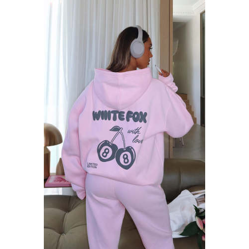 With Love In The Moment Oversized Hoodie Pink