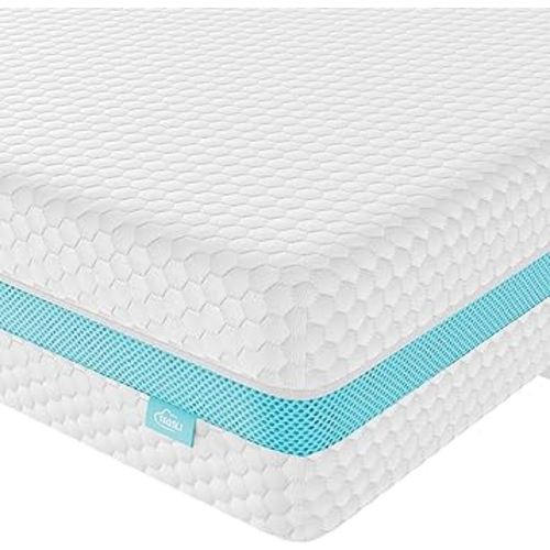 TeQsli Crib Mattress, Dual-Sided Memory Foam Toddler Mattress with Breathable Washable Cover, Standard Size Baby Mattresses for Crib: 52 x 27.6 x 6 Inch