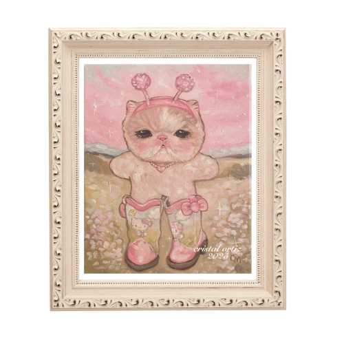 kitty in boots ~ art print
