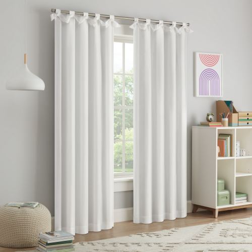 Eclipse Kids Bow Tab Top 100% Blackout Curtain Panel