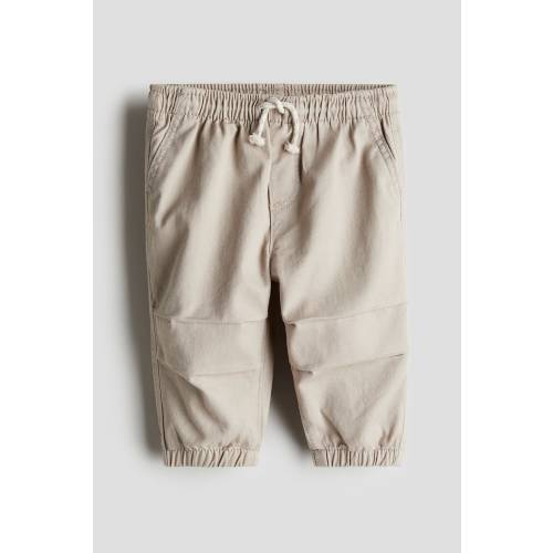 COTTON TWILL JOGGERS