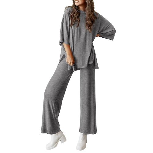 PRETTYGARDEN Two Piece Sets For Women Summer Fashion Lounge Matching Set 2025 Travel Vacation Airport Outfits Clothing