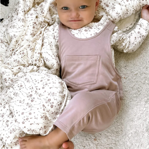 Overall Set | Bamboo Viscose Baby Overalls | gunamuna