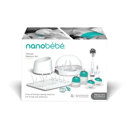 Ultimate Newborn Baby Bottle Feeding Set – Nanobébé