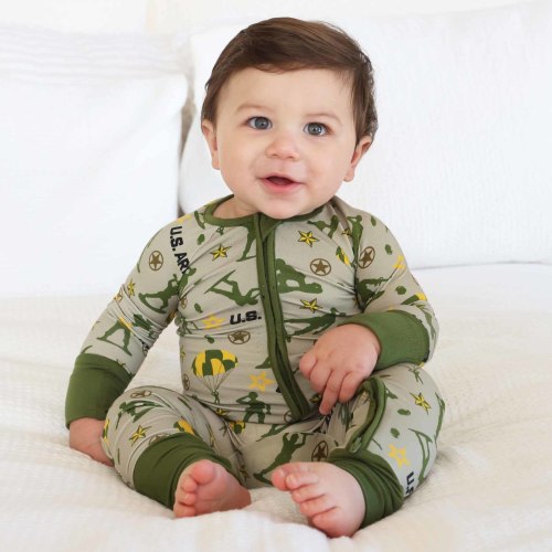 U.S. Army Convertible Zip Romper