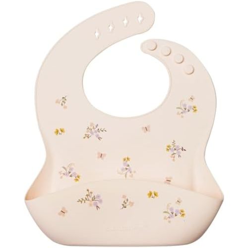 Loulou Lollipop Soft, Waterproof Silicone Feeding Bib for Babies and Toddlers