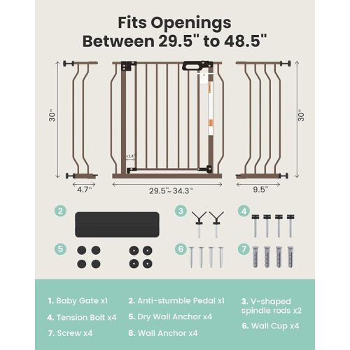 Baby Gate (Brown)