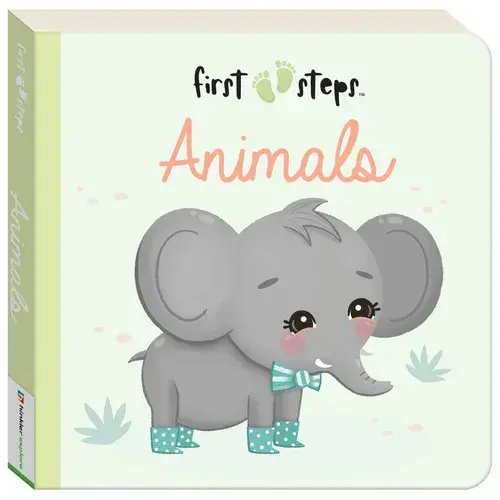 First Steps Animals Board Book | Baby Bunting AU