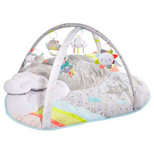 Grey Silver Lining Cloud Activity Gym | skiphop.com