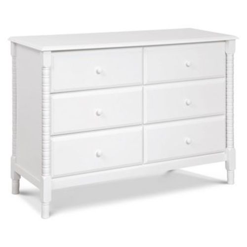Davinci Jenny Lind Spindle 6-drawer Dresser - Off-white