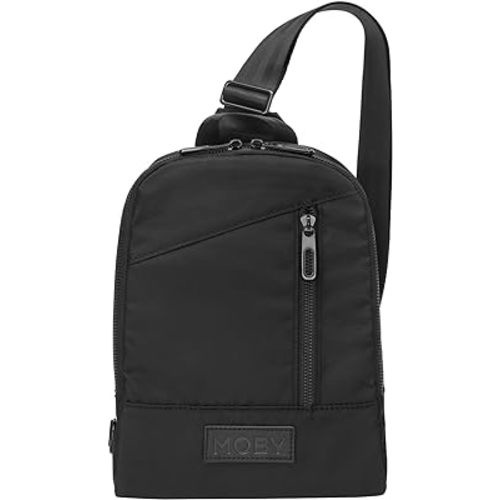 Moby Transit Cross-Body Bag - Sling Bag for Women and Men - Adjustable Straps to Custom-Fit - Black