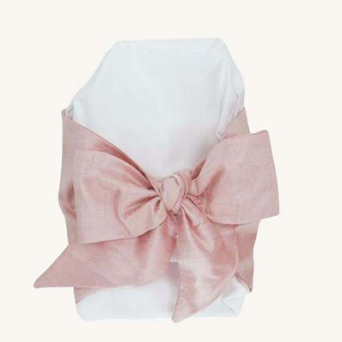 Bow Swaddle ® - Southern Blush Silk