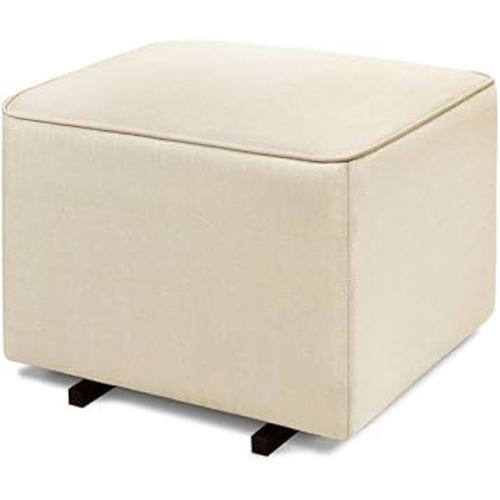 DaVinci Universal Gliding Ottoman in Natural Oat, Greenguard Gold & CertiPUR-US Certified