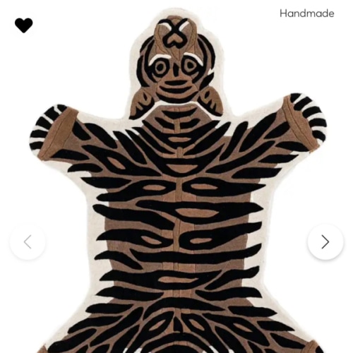 Brown 4' 1 x 6' 1 Playtime Kids Wool Freeform Rug | Rugs.com