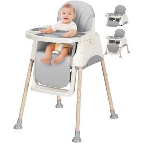 Babybond Baby High Chair - 3 In 1 Design For Convertible High Chair, Toddler Play Chair, Booster Seat, 5-point Harness