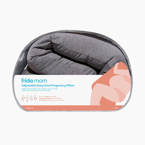 FridaMom Adjustable Body Pillow - Grey