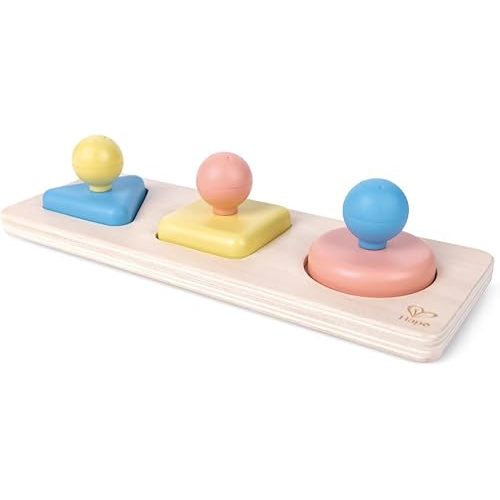 Hape Montessori Mirror Shape Puzzle | Educational Sensory Toy with Color Effects for Babies Ages 10+ Months