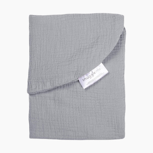 Snuggle Me Organic Lounger Curve Muslin Cover - Stone