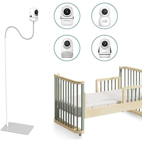 Hellobaby Baby Monitor Floor Stand, Compatible with HB6550/ HB6081/ HB6560/ HB65/ HB66/ HB40/ HB6339 and all Hello Baby Monitors, Sturdy & Adjustable Baby Camera Mount, No Wall Damage Hello Baby Stand